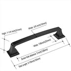 Amerdeco 10 Pack Kitchen Cabinet Handles Matte Black Cabinet Pulls 5 Inch(128mm) Hole Center Cabinet Hardware for Bathroom Drawer Pulls Dresser Pulls ZH0002 - color: Matte Black, size: 5" hole center