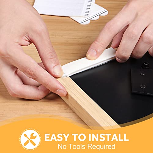 Sinnsally Large Picture Hanging Strips Heavy Duty,20-Pairs(40 Strips) Sticky Picture Hangers for Walls Hanging Without Nail,Damage Free No Nails Refill Adhesive Poster Frame Mounting,White (Pack of 3) - size: Large-20 Pairs (Pack of 3)