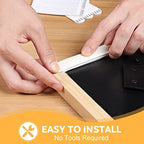 Sinnsally Large Picture Hanging Strips Heavy Duty,20-Pairs(40 Strips) Sticky Picture Hangers for Walls Hanging Without Nail,Damage Free No Nails Refill Adhesive Poster Frame Mounting,White (Pack of 3) - size: Large-20 Pairs (Pack of 3)
