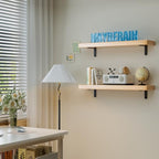 4Pack 5inch Shelf Brackets, Black Floating Shelf Bracket - size: 5inch, style: 4PCS