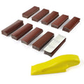 MAXMAN Micro Sander Paper Kit, 100Pcs Sandpaper Assortment, for Wood Crafts - style: Red 80-2000 Gri