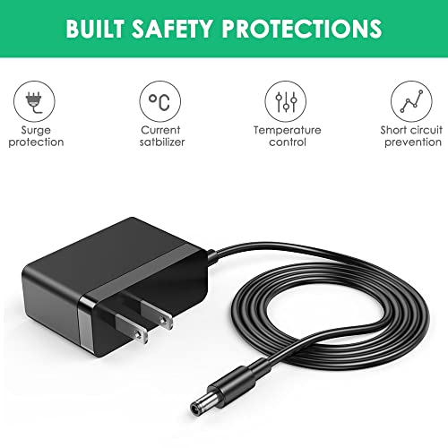 Mrgru 5V Charger Power Cord for Smart Digital Picture Frame Compatible with Skylight/Philips/HP/Aluratek/BSIMB AC Power Adapter
