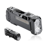 WUBEN X4 Flashlight Rechargeable,Compact EDC Light with RGB Lighting - color: Gray
