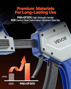 VEVOR Bar Clamps for Woodworking, 2-Pack 24 inch One-Handed Clamp/Spreader, Quick-Grip F-Clamp with 340 lbs Load Limit, Premium Plastic and Carbon Steel, for Woodworking Metal working, Blue + Black - size: 32.87 x 9.49 x 1.38 inch, style: Quick Grip