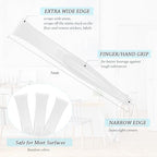 Honoson Non-scratch Plastic Scraper Cleaning Tool, White - color: White