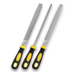 3Pcs Metal File Set, 8-Inch Professional High Carbon Steel