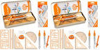 YPLUS Geometry Set, Protractor and Compass Set for Students, 11Pcs (Pack of 2) - size: 1 Count (Pack of 22)