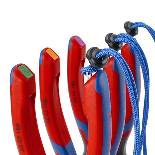 Knipex 7422250SBA 10-Inch High Leverage Angled Diagonal Cutters - Comfort Grip - style: 10-Inch, Angled, Comfort Grip