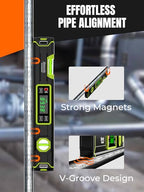 Mecurate 16-Inch Magnetic Digital Level, Electronic Angle Finder, ±0.1° - size: 16-Inch Digital Level