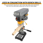 Hoteche 2.5-Inch Quick Release Drill Press Vise, Bench Vise Clamp for Drilling Machine, Portable Rapid Adjust Milling Vice, Heavy Duty Tabletop Fastener for Precision DIY Woodworking & Crafts - size: 2.5-Icnh Quick Release