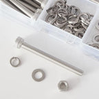 M4 Hex Socket Head Cap Screws Bolts Washers Nuts Assortment Kit - size: Socket M4x30/35/40/45/50 mm