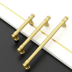 9BUILD 10 Pack 3 Inch Brushed Gold Cabinet Pulls,Kitchen Hardware - color: Brushed Gold, size: 3"/76MM Hole Center