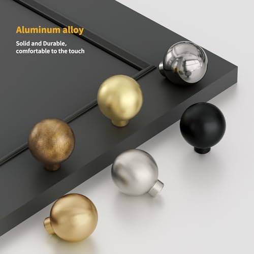 Goldenwarm 10 Pack Champagne Bronze Cabinet Knobs Drawer Knobs - color: Champagne Bronze