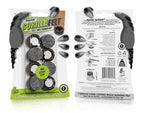GorillaFelt CB257 Chair Leg Floor Protectors/Felt Glides (Set of 8) Tap On Felt Furniture Pads Guaranteed to Stay On, 1 Inch Round Sliders - size: 1 Inch 8 Pack