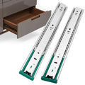 homdiy 10 Pairs Soft Close Drawer Slides 24 Inch Heavy Duty Side Mount Rail - color: Silver, size: 24 Inch