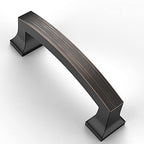 Asidrama 20 Pack 3 Inch(76mm) Hole Centers Kitchen Cabinet Handles, Oil Rubbed Bronze Cabinet Pulls Kitchen Cabinet Hardware for Cupboard Drawer Pulls - color: Oil Rubbed Bronze, size: 3" Hole Center, style: 20 Pack