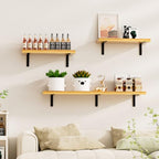 4 Pack - L 9" x H 6" x W1.5, 5mm Thick Black L Shelf Bracket, Iron Shelf Brackets, Metal Shelf Brackets, Floating Shelf, Shelf Supports with Screws - size: 9''x6'', style: Black 4 Pack