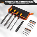 Metal File Set, 17PCS Alloy Steel with Case