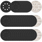 100Pcs 5 Inch Sanding Discs Hook & Loop 8-Hole Wet Dry Sandpaper 150 Grit - style: 100Pcs 150 Grit