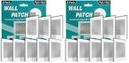 8Pcs 6 Inch Drywall Patch, Wall Repair Patches, Self-Adhesive Fiberglass Repair Kit Dry Wall Hole Repair Patch for Aluminum Metal Sheetrock Ceiling (6"x 6") (Pack of 2) - size: 6 Inch_8Pcs (Pack of 2)