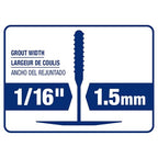 QEP LASH360 1/16 in. Tile Leveling 4-Corner Stems (100-Pack)