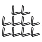 Professional Tile Leveling Spacer Kit, 90 Degree Angle, ABS Material, Black, 25 Pieces, for Floor and Wall Installation