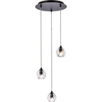 Open Box - Elegant Lighting 3505D12BK - Pendants Indoor Lighting