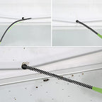 Sewer Drain Brush, Drain Clog Remover, 19.8inch Flexible Long Pipe Snake Hair Clogs Catcher Cleaner Tool for Toilet, Kitchen Sink, Sewer Drain, Bathroom Tub - color: Black Hair 19.8inch