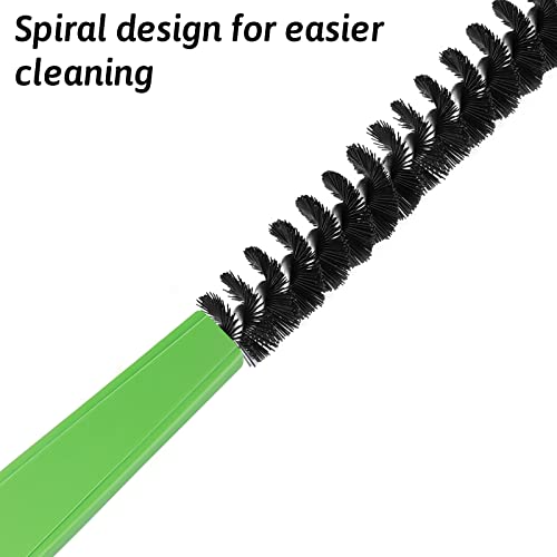 Sewer Drain Brush, Drain Clog Remover, 22.83inch Flexible Long Pipe Snake Hair Clogs Catcher Cleaner Tool for Toilet, Kitchen Sink, Sewer Drain, Bathroom Tub - color: Black Hair-22.83in