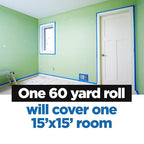 ScotchBlue Original Multi-Surface Painter's Tape, 0.70 Inches x 60 Yards, 1 Roll, Blue - size: 0.70" Width