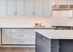 Amerdeco 10 Pack Kitchen Cabinet Handles Brushed Satin Nickel Cabinet Pulls 3.75 Inch(96mm) Hole Center Cabinet Hardware for Bathroom Drawer Pulls Dresser Pulls - color: Brushed Satin Nickel, size: 3.75"/96mm Hole Center