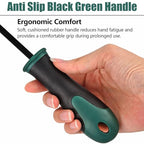 Heavy Duty Upholstery Staple Remover Puller Tool, Black Green - color: Black Green