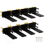 6 Inch Shelf Brackets, 8 Pack Floating Shelf Bracket, 1/5" Thick - size: 6 Inch, style: 8 Pack