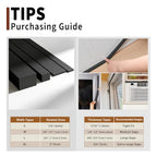 Yotache Weather Stripping (.25) 1/4 Inch Wide X 1/16 Inch Thick, 33 Ft - size: 1/4"x1/16"x33 FT