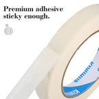White Painters Tape,0.7" x 60 Yards x 3 Rolls - color: White, size: 0.7", 60 yards