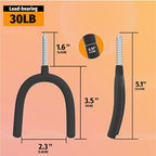 HUHOLE 6 Pack Screw in U Hooks Garage Storage Organizers - style: HD U Hook 6PC