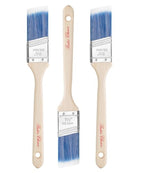 Bates- Angle Paint Brushes for Walls and Trim, 1.5", 3 pcs, Treated Wood Handles, 1.5 Inch Paint Brush - color: Wood Handle Angle, size: 3 Pack, 1.5"