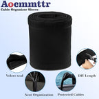 60 Inch Neoprene Trolling Motor Cable Sleeve, Black