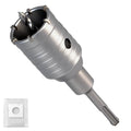 Professional 2" (50mm) Concrete Hole Saw 110mm SDS Plus & Dust Bag - size: 2" (50mm)