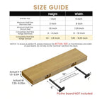 8pcs Wall Shelf Brackets Heavy Duty Floating Shelf Bracket Hidden,Invisible Black Shelving Brackets Decorative Floating Shelf Hardware Heavy Duty,Metal Shelf Support Bracket(6"-8pcs) - size: 6 inch-8pcs