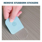 Pan Scraper, 5 Pcs Pot & Dish Scraper Plastic, Sturdy Scraper Kitchen Tool, Aqua - color: Aqua, size: 5 Pcs