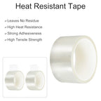 uxcell Clear Heat Tape, 1 Roll 50mmx33m 108ft High Temperature Heat Resistant Tape for Sublimation,Heat Vinyl Press,Heat Transfer, Circuit Board, No Residue - color: Clear, size: 50mmx33m
