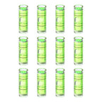 HARFINGTON 12pcs Mini Cylindrical Bubble Spirit Level Vials 10x30mm - size: 10x30mm