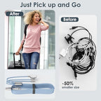 Travel Essentials,Multi Charging Cable for Apple Watch iPhone Charger Blue - color: Blue, size: 1pack-4ft