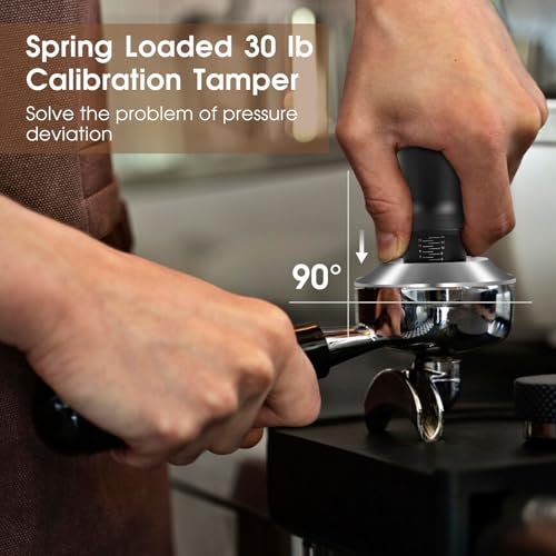 Reoszeank 58mm Espresso Accessories Kit, Tamper, WDT, Dosing Funnel - size: 58mm Fits Breville Dual Boiler/Oracle/Gaggia/E61