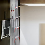 Garage Storage Utility Hooks, 9" Jumbo Ladder Wall Hnger, 6 Pack Black