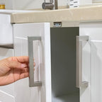 Cabinet Pulls Brushed Nickel Cabinet Handles Square Drawer Pulls, 10 Pack 3 Inch Stainless Steel Kitchen Door Cupboard Cabinet Handles, Cabinet Hardware Drawer Handles, 76mm Hole Centers - color: Brushed Nickel, size: Two Hole - 3 inch Hole Centers(76mm)