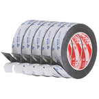PATIKIL 5Roll Sponge Rubber Foam Tape, 63/64" W x 1/32" t x 16.4ft l Self-Adhesive Foam Insulation Tape Weather Stripping for Window Door Soundproofing Weatherstrip AC Seal Strip, Black - size: 63/64" x 1/32" x 16.4ft