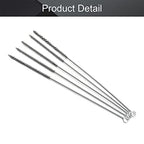 Utoolmart Steel Wire Cleaning Brush, Spiral Power Tube Brush, Steel Wire Tube Brush Cleaning Tool, Tube Bottle Brush, 0.2-inch Diameter 12-inch Length, 5pcs - color: 5pcs, size: 0.6cm
