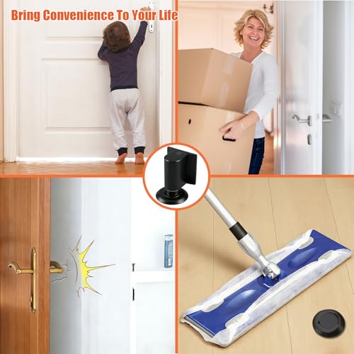 Magnetic Door Stoppers Door Catch, Heavy Duty Door Stop (Gold) - color: Gold